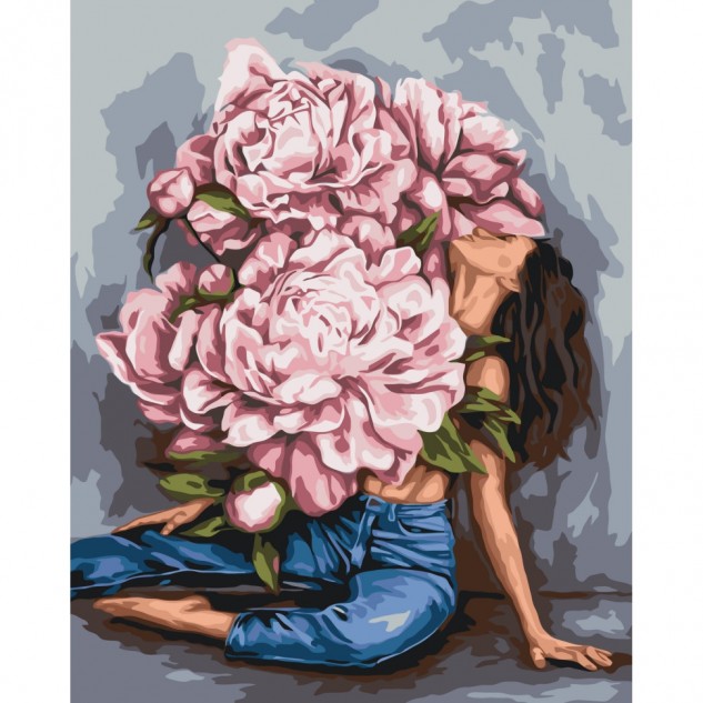 Картина за номерами "Розкішний букет" лак 40*50см, термопакет, ТМ ART Craft, Україна