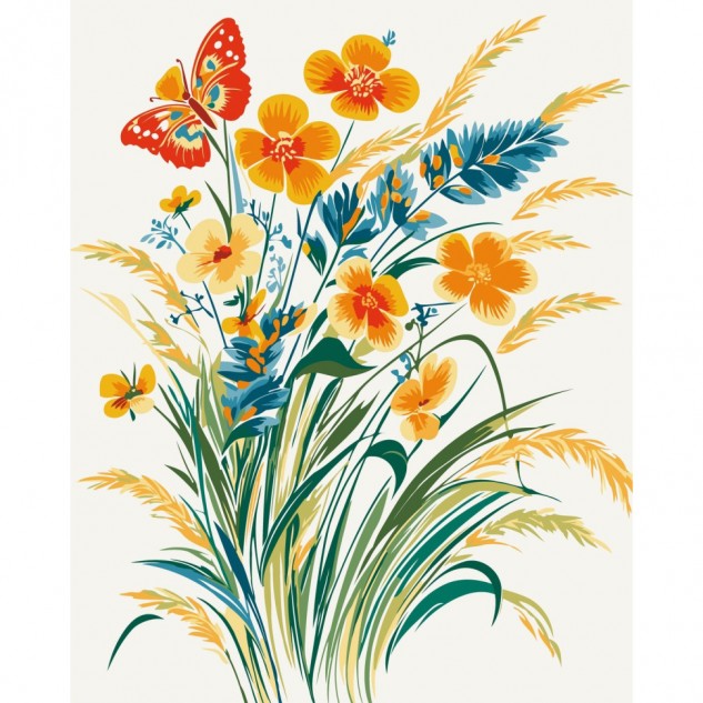 Картина за номерами "Палітра літа" лак 40*50см, термопакет, ТМ ART Craft, Україна