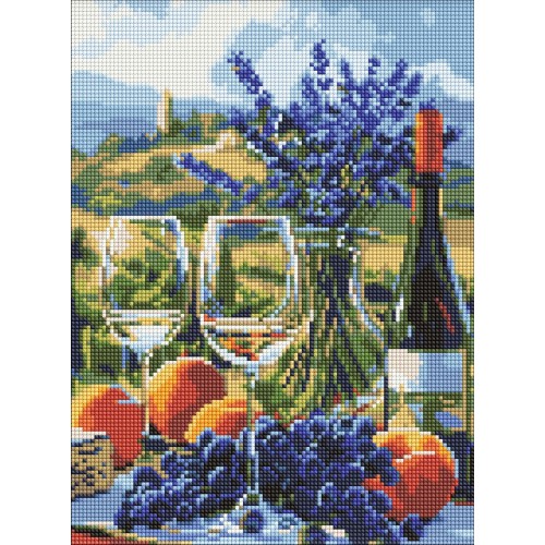 Алмазна мозаїка "Італійська насолода" 30х40см, термопакет, ТМ Ідейка, Україна