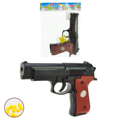 Пістолет, пульки, пак. 15*11*3см (288шт/2)