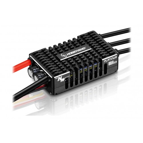 Регулятор хода HOBBYWING PLATINUM V5 80A 3-8S для авиамоделей