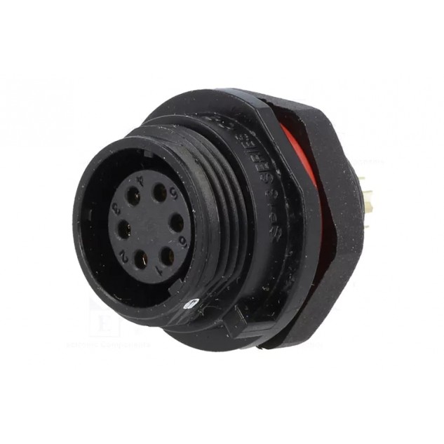 50 шт - Коннекторы WEIPU SP1312/S6 6pin мама IP68