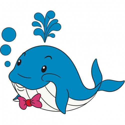 Картина Дитяча розмальовка "Веселий кит" 25*30см, в термопакеті, ТМ ART Craft