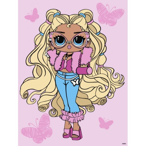 Картина за номерами для дітей "L.O.L. Surprise! Tweens Olivia Flutter" 30*40см, в термопакеті