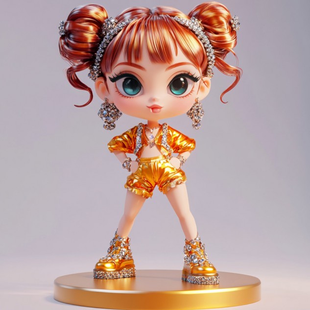 Алмазна мозаїка "Модне сяйво", 20*20см, на рамці, в кор. 21*21*2,5см, ТМ Dreamtoys