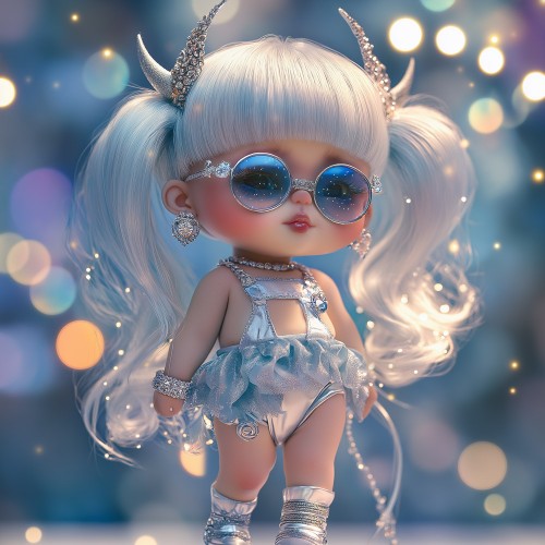 Алмазна мозаїка "Небесний шик", 20*20см, на рамці, в кор. 21*21*2,5см, ТМ Dreamtoys