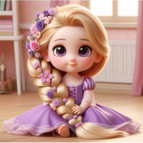 Алмазна мозаїка "Варюша", 20*20см, на рамці, в кор. 21*21*2,5см, ТМ Dreamtoys