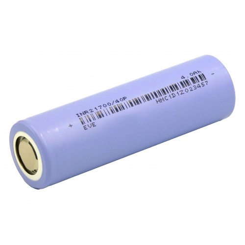 Аккумулятор Li-Ion 21700 EVE INR21700-40P 4000мАч 50А