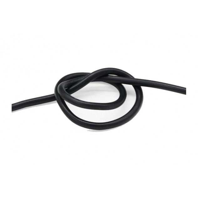 Провод силиконовый QJ 6 AWG (черный), 1 метр