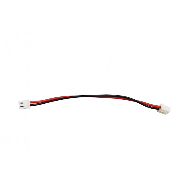 Кабель силиконовый Micro JST XH2.54 F 2pin - Micro JST XH2.54 F 2pin 26AWG развернутый (100 мм)