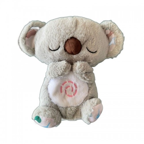 Дихаюча коала для солодких снів, біла 30см на батарейках