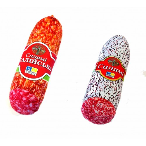 Іграшка м’яконабивна "Ковбаса САЛЯМІ" розмір 50см