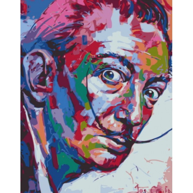 Картина за номерами "Сальвадор Далі" 40*50см, термопакет, ТМ ART Craft