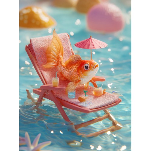 Алмазна мозаїка "Аква-релакс", 30*40см, на рамці, в кор. 31*41*2,5см, ТМ Dreamtoys