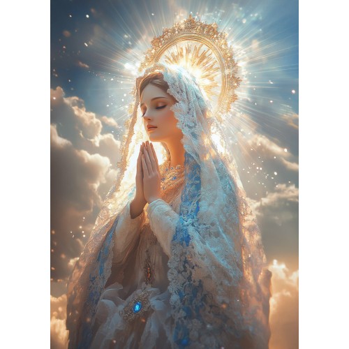 Алмазна мозаїка "Божественне сяйво", 30*40см, на рамці, в кор. 31*41*2,5см, ТМ Dreamtoys