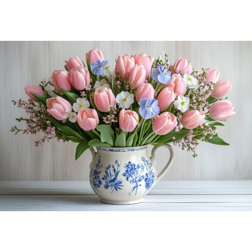 Алмазна мозаїка "Весняна елегантність", 30*40см, на рамці, в кор. 31*41*2,5см, ТМ Dreamtoys