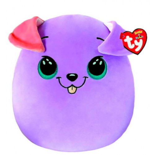 М'яка іграшка TY SQUISH-A-BOOS Фіолетовий пес "BITSY" 20см