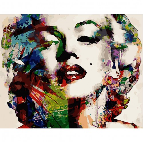 Картина за номерами "Монро" лак 40*50см, в термопакете, ТМ ART Craft