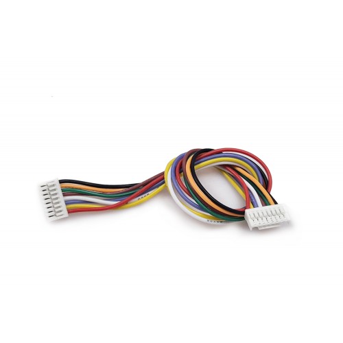 50 шт - Кабель силиконовый Micro JST GH F 8 pin - Micro JST GH F 8 pin 30AWG (150 мм)