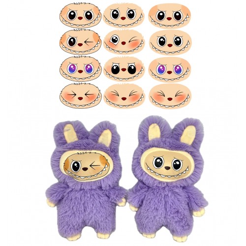 Іграшка м'яка Labubu 30см, фіолетовий, ТМ Dreamtoys