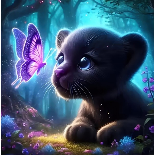 Алмазна мозаїка "Лісова казка", 20*20см, на рамці, в кор. 21*21*2,5см, ТМ Dreamtoys