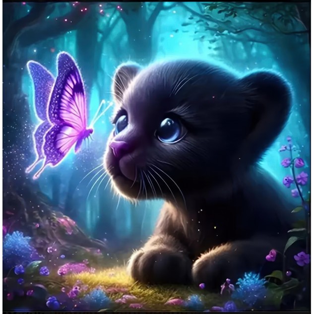 Алмазна мозаїка "Лісова казка", 20*20см, на рамці, в кор. 21*21*2,5см, ТМ Dreamtoys