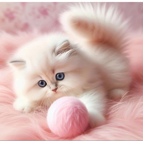 Алмазна мозаїка "Рожева хмаринка" 20*20см, на рамці, в кор. 21*21*2,5см, ТМ Dreamtoys
