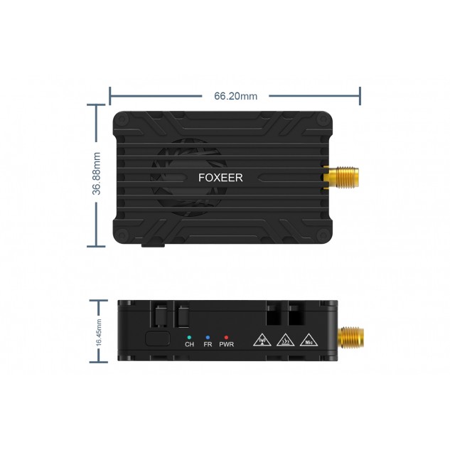 Відеопередавач Foxeer Reaper Infinity 4.9-6.0GHz 80 каналів 10W