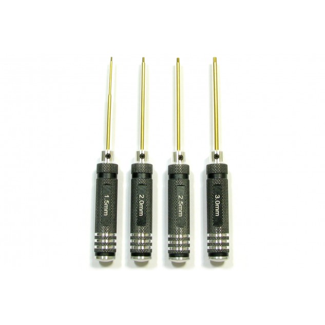 Викрутки шестигранні RCTurn набір 4шт 1.5/2.0/2.5/3.0