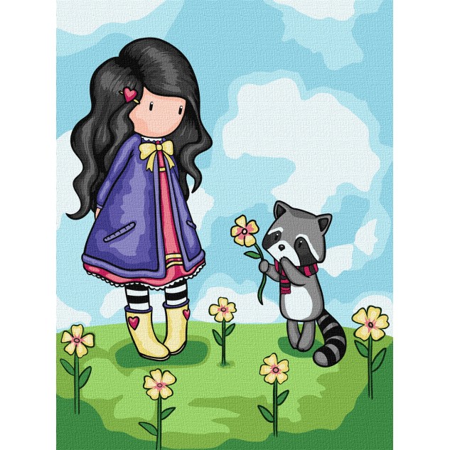 Картина за номерами для дітей "You Are My Sunshine Santoro Gorjuss Collection" 30*40см
