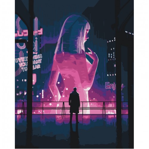 Картина за номерами "Голографічна Джой" 40*50см, ТМ ART Craft