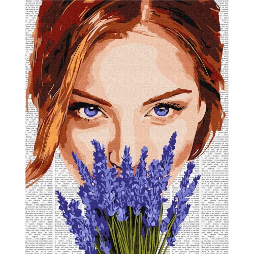 Картина за номерами "Барвиста поезія: Лаванда" 40x50см, термопакет, ТМ Ідейка