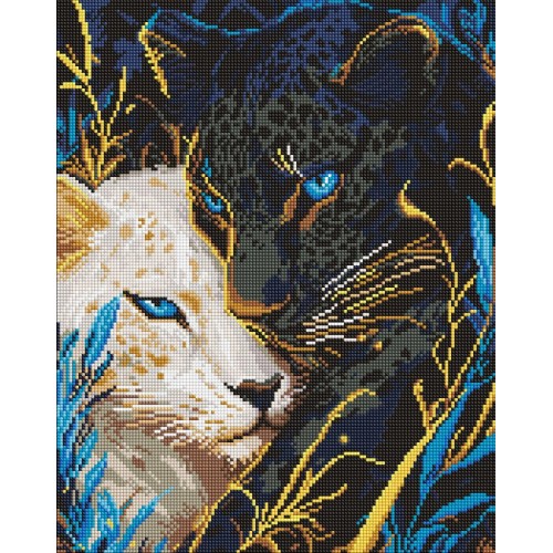 Алмазна мозаїка "Інь ян" 40х50см, термопакет, ТМ Ідейка