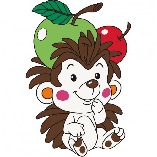 Картина Дитяча розмальовка "Їжачок" 25*30см, термопакет, ТМ ART Craft