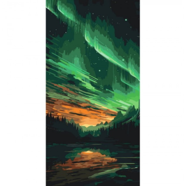 Картина за номерами "Сяйво" 40*80см, ТМ ART Craft