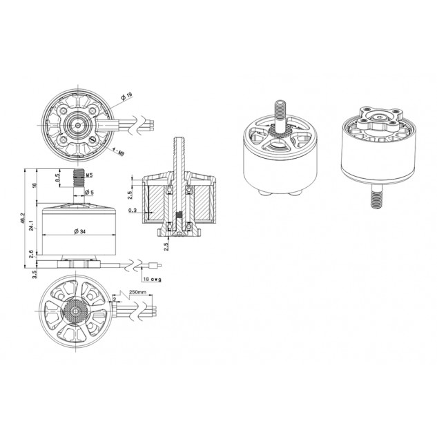 Мотор BrotherHobby Avenger 2816 810KV