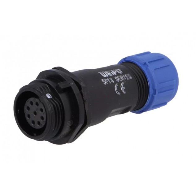 Коннектор WEIPU SP1311C/S9 9pin мама IP68