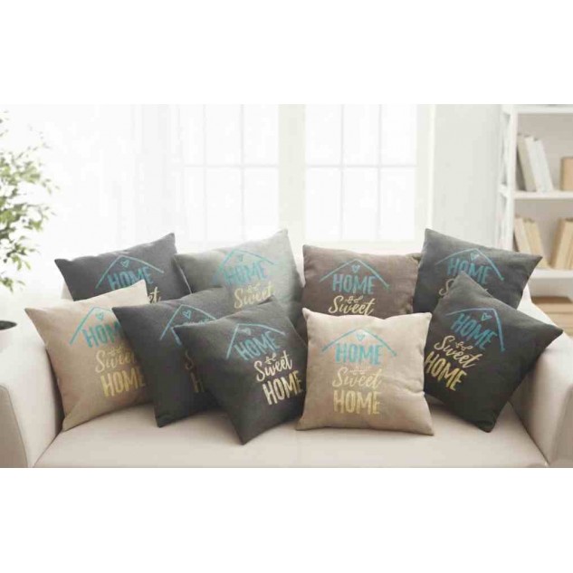 Подушка декоративна "HOME", 40*40см в асортименті