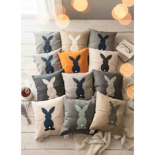 Подушка декоративна "Кролик", 40*40см в асортименті