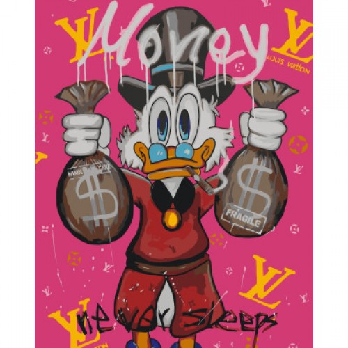 Картина за номерами "McDuck" 40*50см, термопакет, ТМ ART Craft