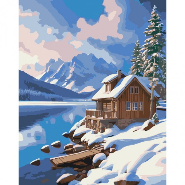 Картина за номерами "Зимовий спокій" 40*50см, термопакет, ТМ ART Craft