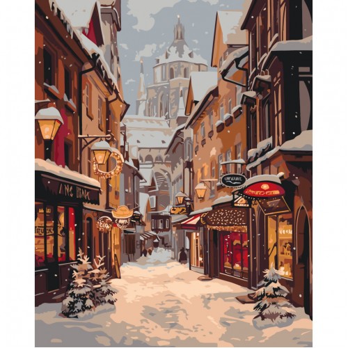 Картина за номерами "Вечір у місті" 40*50см, ТМ ART Craft