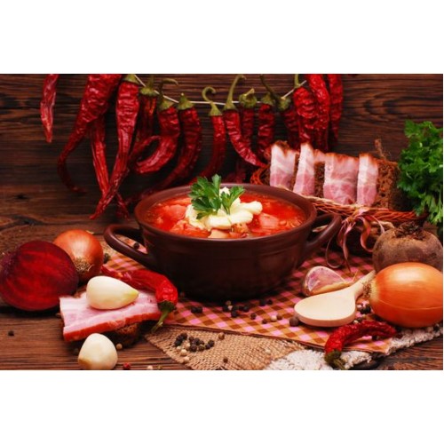 Алмазна мозаїка "Червоне Золото кухні", 40*50см, на підрамнику, в кор. 41*51*2,5см, ТМ Dreamtoys
