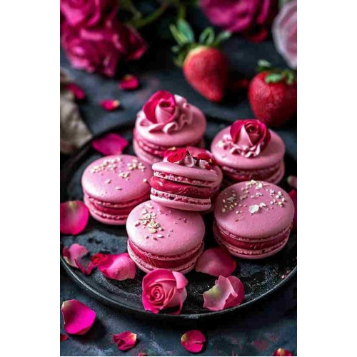 Алмазна мозаїка "Вишуканий десерт", на підрамнику 30*40см, в кор. 31*41*2,5см, ТМ Dreamtoys