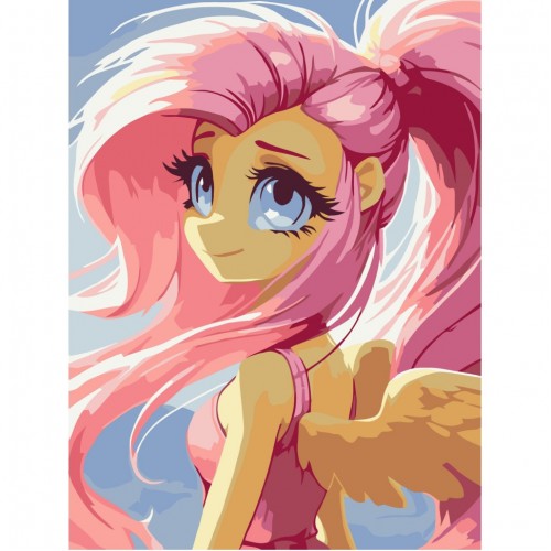 Картина за номерами "Флаттершай" 30*40см, в термопакеті, ТМ ART Craft, Україна