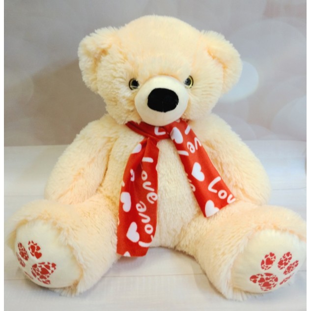 М'яка іграшка ведмідь "Амурчик" персик, 60см, ТМ Dreamtoys