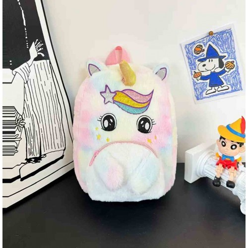М'яка іграшка-рюкзак Єдиноріг рожевий, 31*24см, ТМ Dreamtoys