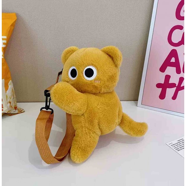М'яка іграшка-сумка Котик рудий, 26*20см, ТМ Dreamtoys