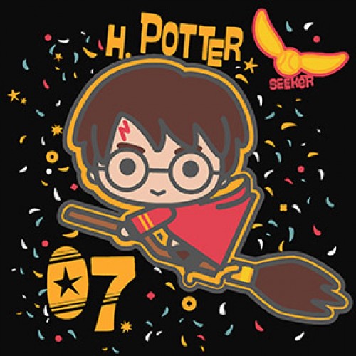Картина за номерами для дітей WB "Harry Potter: Політ на мітлі" 25х25см, термопакет, ТМ Ідейка