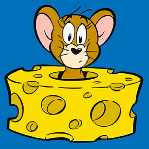 Картина за номерами для дітей WB "Tom and Jerry: Любитель сиру" 25*25см, термопакет, ТМ Ідейка